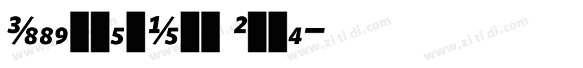 WhitneyPro Bold字体转换